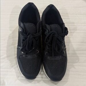 Black Sparkle Women's Sneakers